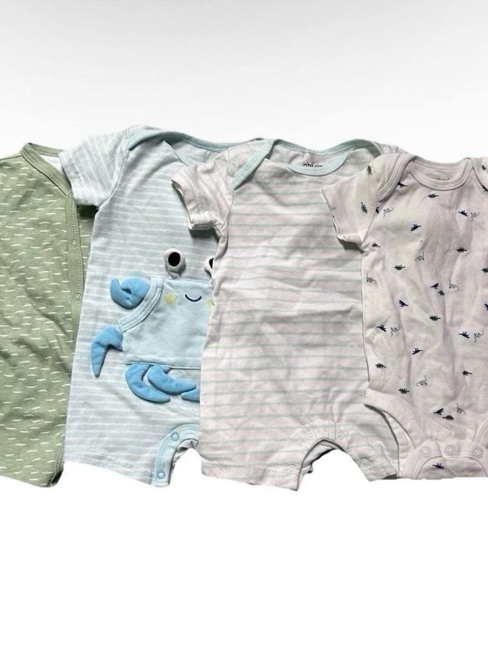 Baby Boy Summer Clothing Rompers Bodysuit Size 0-3 Months